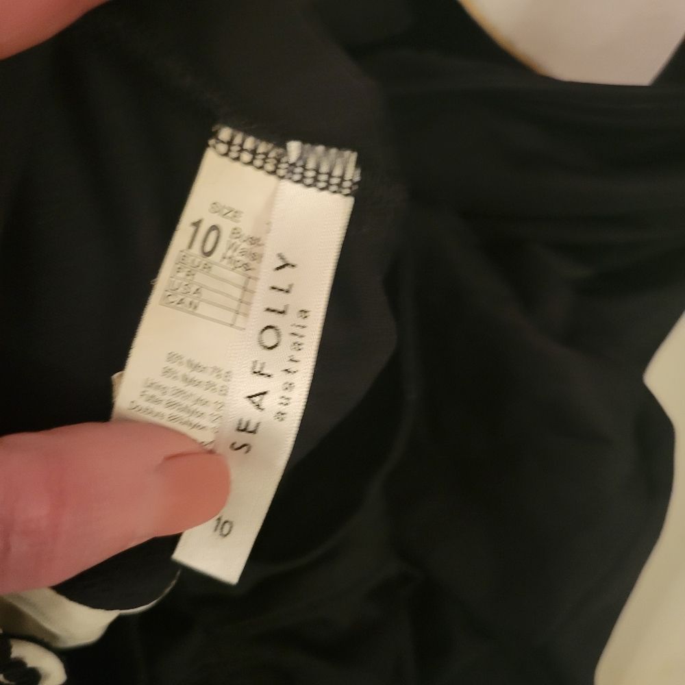 Seafolly Sorrento Boyleg Maillot Swimsuit Anthropologie size 6 US - Picture 4 of 16